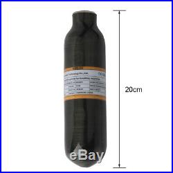 0.22L Air Tank High Compressed Bottle 4500psi Carbon Fiber PCP M18x1.5 Threaded