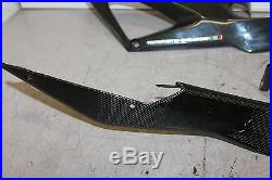 07-08 DUCATI 1098 FRAME SIDE TANK COVERS Panels Carbon Fiber Testastretta