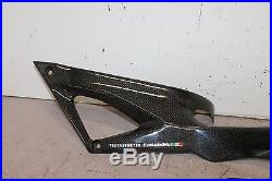 07-08 DUCATI 1098 FRAME SIDE TANK COVERS Panels Carbon Fiber Testastretta