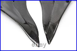 07-12 Honda CBR600RR Carbon Fiber Left Right Gas Tank Panels Set Pair Trim