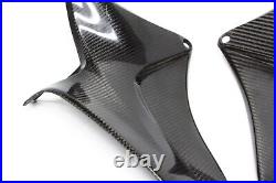 07-12 Honda CBR600RR Carbon Fiber Left Right Gas Tank Panels Set Pair Trim