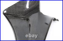 07-12 Honda CBR600RR Carbon Fiber Left Right Gas Tank Panels Set Pair Trim