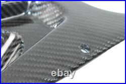 08-14 Ducati Monster 696 796 1100 Carbon Fiber Tank Trim Gas Cap Cover