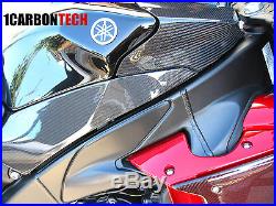 09-2014 Yamaha Yzf R1 Carbon Fiber Lower Tank Panels