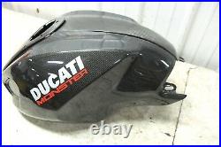 09 Ducati Monster 1100 S carbon fiber petrol gas fuel tank cover cowl