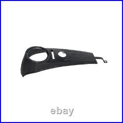 100% Black Carbon Fiber Gas Tank Dash Panel Console for Harley Road King FLHR