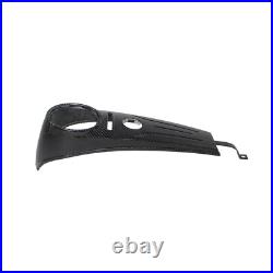 100% Black Carbon Fiber Gas Tank Dash Panel Console for Harley Road King FLHR