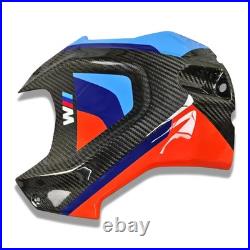 100% Carbon Fiber Front Gas Tank Airbox Cover For BMW M1000RR S1000RR 2019-2025