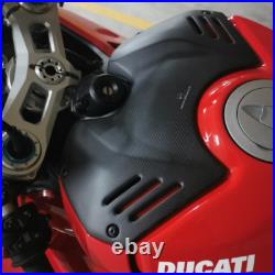 100% Carbon Fiber Tank Battery Cover For Ducati Panigale V4 V4S V4R 2018-2021