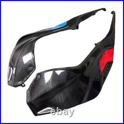 100% Carbon Fiber Tank Side Fairings Panels Cover For BMW M S1000RR 2019-2025