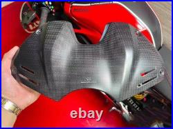 100% Carbon fiber Tank Battery Cover Guard For Ducati Panigale V4 V4S V4R 18-21