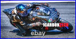 100% Real Forged Carbon Fiber Tank Cover Extender 2015-2026 Yamaha Yzf R1
