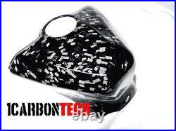 100% Real Forged Carbon Fiber Tank Cover Extender 2015-2026 Yamaha Yzf R1