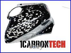 100% Real Forged Carbon Fiber Tank Cover Extender 2015-2026 Yamaha Yzf R1