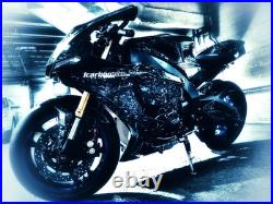 100% Real Forged Carbon Fiber Tank Cover Extender 2015-2026 Yamaha Yzf R1