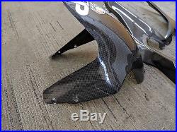 11-13 Ducati 848 Evo Carbon Fiber Front Fender Rear Hugger Tank Side Trim Covers