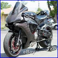 15-19 Yamaha Yzf R1 Full Carbon Fiber Nose, Tank, Side Trims And Intake Kit