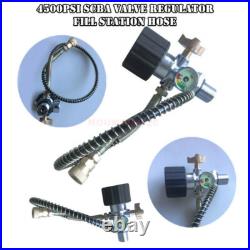 1PCS 4500Psi SCBA Valve Regulator Fill Station Hose For PCP Air Tank M18x1.5 New 1PCS 4500Psi SCBA Valve Regulator Fill Station Hose For PCP Air Tank M18x1.5 New