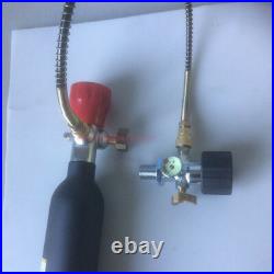 1PCS 4500Psi SCBA Valve Regulator Fill Station Hose For PCP Air Tank M18x1.5 New 1PCS 4500Psi SCBA Valve Regulator Fill Station Hose For PCP Air Tank M18x1.5 New