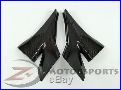 2004 2005 Ninja ZX-10R Gas Tank Side Trim Knee Cover Fairing Cowl Carbon Fiber