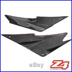 2005 2006 Ninja ZX-6R Gas Tank Side Cover Trim Panel Fairing Cowl Carbon Fiber