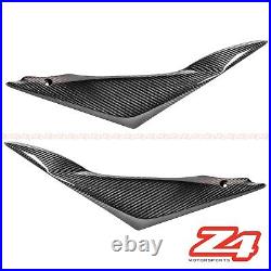Carbon Fiber Tank Side Seat Covers For Suzuki GSX-R 1000 – 2005-2006 – Glossy Finish – Pre-Drilled