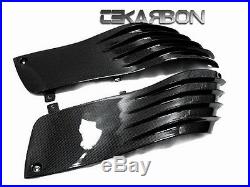 2006 2011 Kawasaki ZX14R Carbon Fiber Side Tank Panels 1x1 plain weave