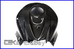 2007 2012 Honda CBR600RR Carbon Fiber Tank Cover 2x2 twill weave
