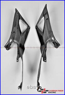 2007-2013 Ducati 848, 1098, 1198 Tank Side Panels 100% Carbon Fiber
