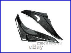 2008 2010 Kawasaki ZX10R Carbon Fiber Side Tank Panels 1x1 plain weaves