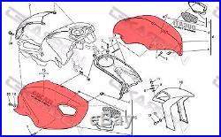 2008 2014 Ducati Monster 696 1100 796 Carbon Fiber Side Tank Panels 1x1