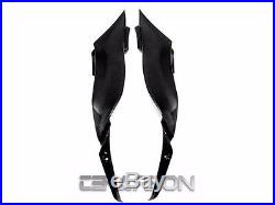 2009 2012 Kawasaki ZX6R Carbon Fiber Side Tank Panels 1x1 plain weaves