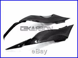 2009 2012 Kawasaki ZX6R Carbon Fiber Side Tank Panels 1x1 plain weaves