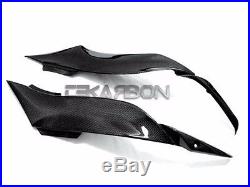 2009 2012 Kawasaki ZX6R Carbon Fiber Side Tank Panels 1x1 plain weaves