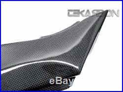 2009 2012 Kawasaki ZX6R Carbon Fiber Side Tank Panels 1x1 plain weaves