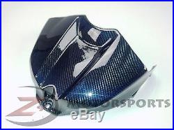 2009-2014 R1 Gas Tank Air Box Front Cover Panel Cowl Fairing Carbon Fiber Blue