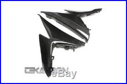 2009 2015 Suzuki GSXR 1000 Carbon Fiber Side Tank Fairings 2x2 twill weaves
