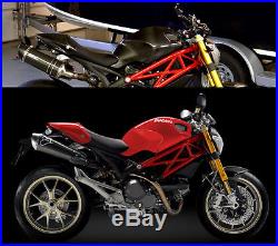 2011 2012 2013 Ducati Monster 696 Side Tank Covers Panels Carbon Fiber Fibre