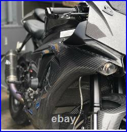 2015-2016-2017-2018-2019-2020-2021 Yamaha Yzf R1 Carbon Fiber Lower Tank Panels