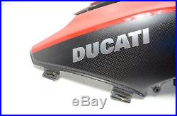 2015 Ducati Diavel Carbon Center Tank Cover Fairing Trim Red Black 48015221AB