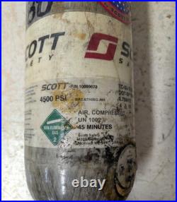 2015 Scott Luxfer L65G-002 DOT/KHK Air Pack Carbon Fiber SCBA Tank 45 Min