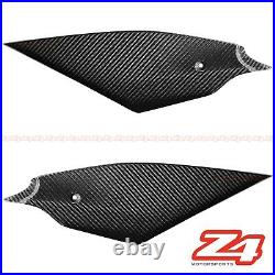 Bestem Carbon Fiber Tank Cover For 2017-2020 Yamaha R6 – Glossy Black Twill – CBYA-R617-TKC-T