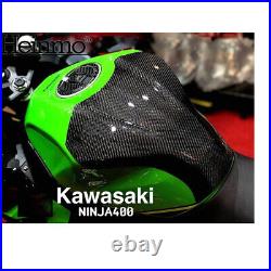 2018-2022 Carbon Fiber Gas Fuel Tank Cover Guard Fairing For Kawasaki Ninja 400