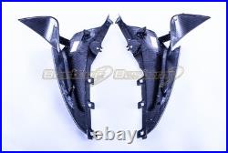 2020-2026 BMW S1000RR 100% Carbon Fiber Upper Side Dash Cover Tank Panel Fairing