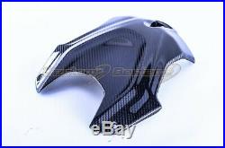 2020+ BMW S1000RR Carbon Fiber Front Tank Cover, Twill Weave Pattern