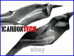 2024-2025 Kawasaki Zx-6r Zx-636 Real Carbon Fiber Lower Tank Panels Trims L-r