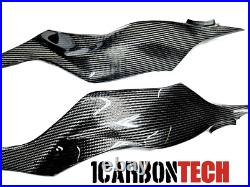 2024-2025 Kawasaki Zx-6r Zx-636 Real Carbon Fiber Lower Tank Panels Trims L-r