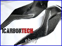 2024-2025 Kawasaki Zx-6r Zx-636 Real Carbon Fiber Lower Tank Panels Trims L-r