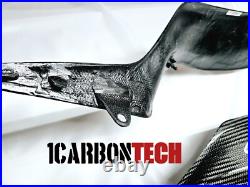 2024-2025 Kawasaki Zx-6r Zx-636 Real Carbon Fiber Lower Tank Panels Trims L-r