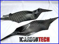 2024-2025 Kawasaki Zx-6r Zx-636 Real Carbon Fiber Lower Tank Panels Trims L-r